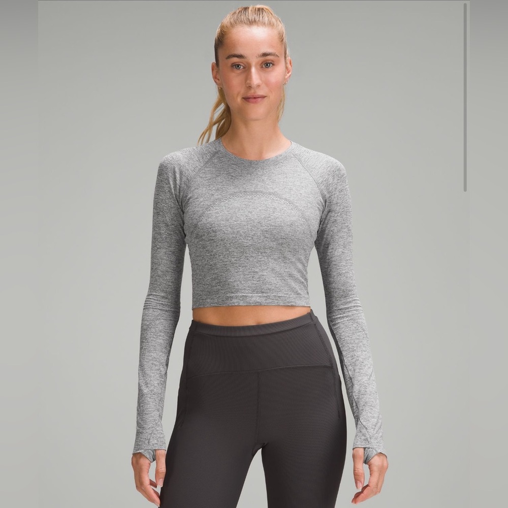 Lululemon Swiftly Tech Cropped Long Sleeve